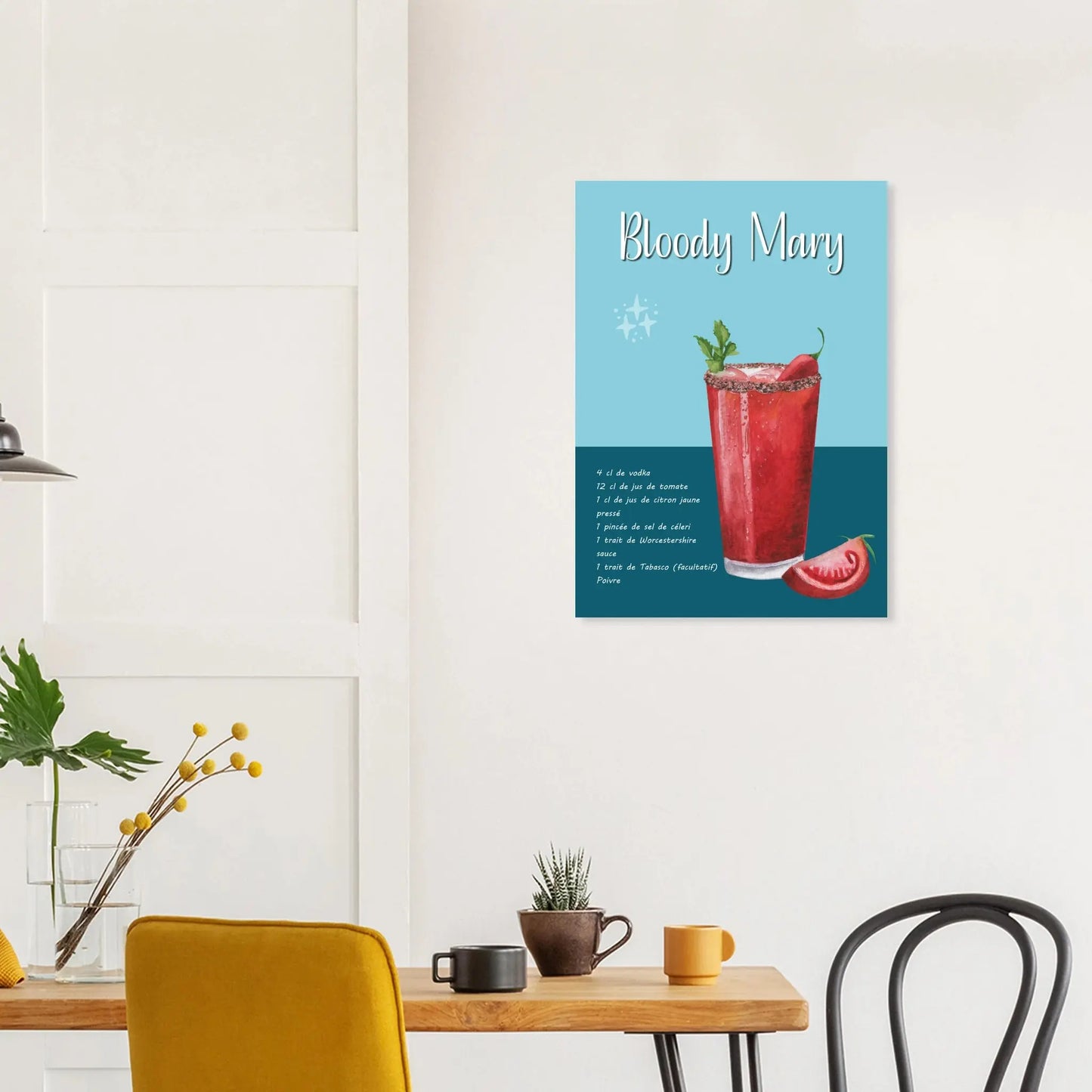 Affiche / Recette du Bloody Mary