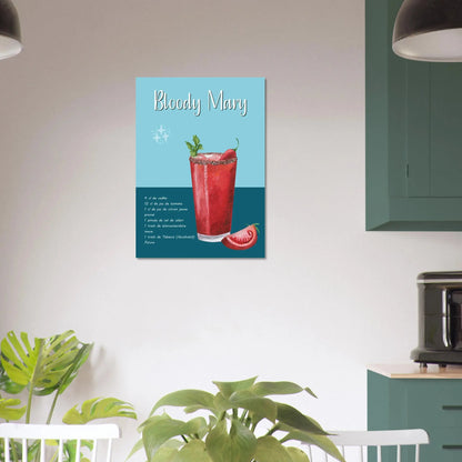 Affiche / Recette du Bloody Mary