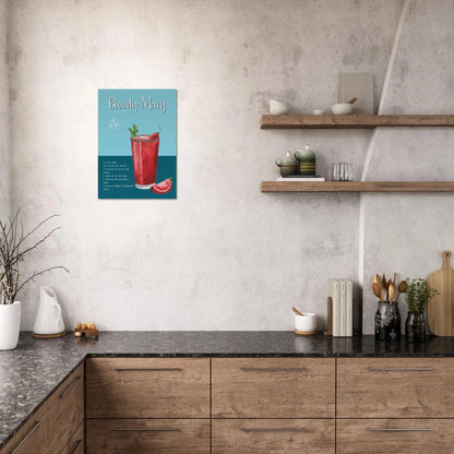 Affiche / Recette du Bloody Mary