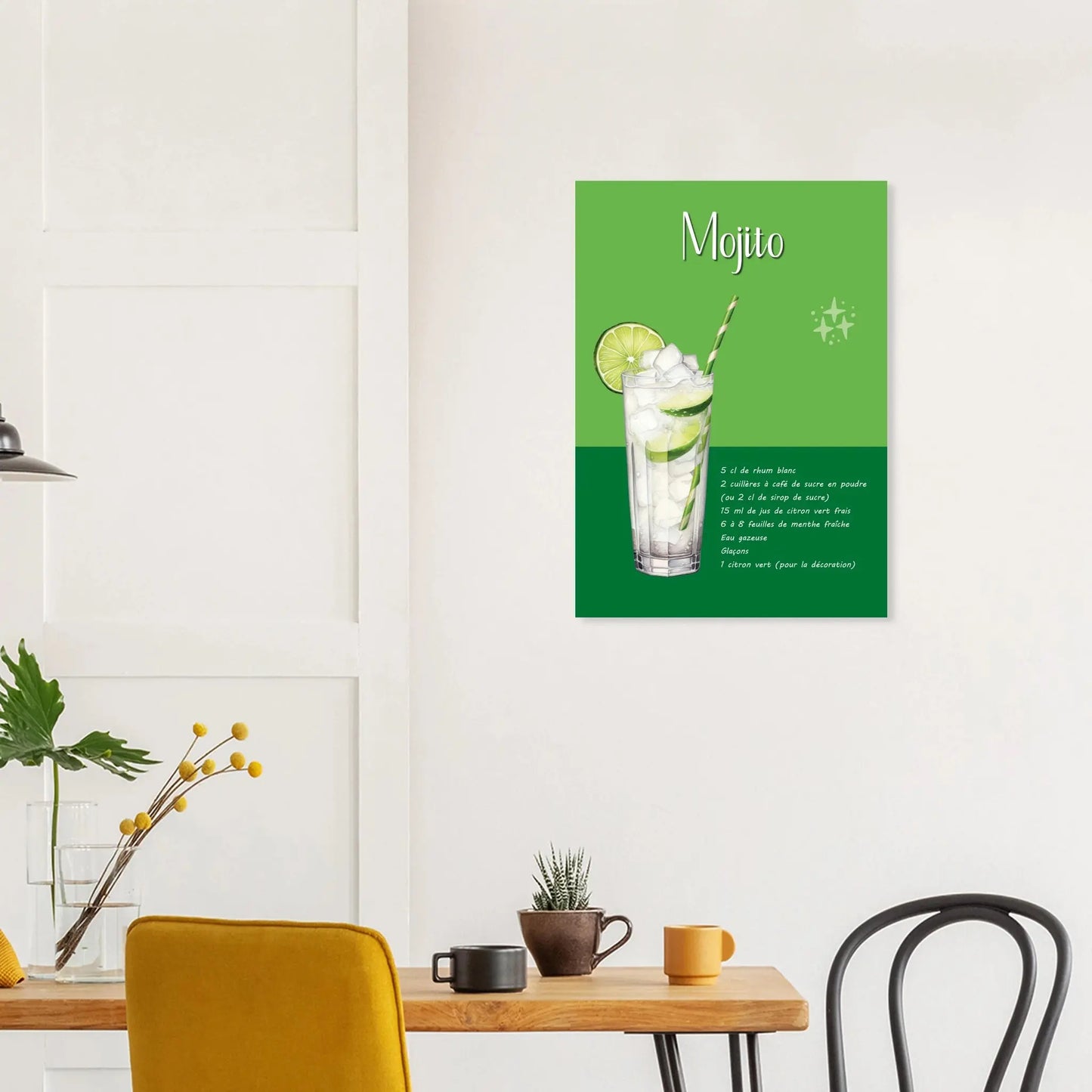 Affiche / Recette du Mojito