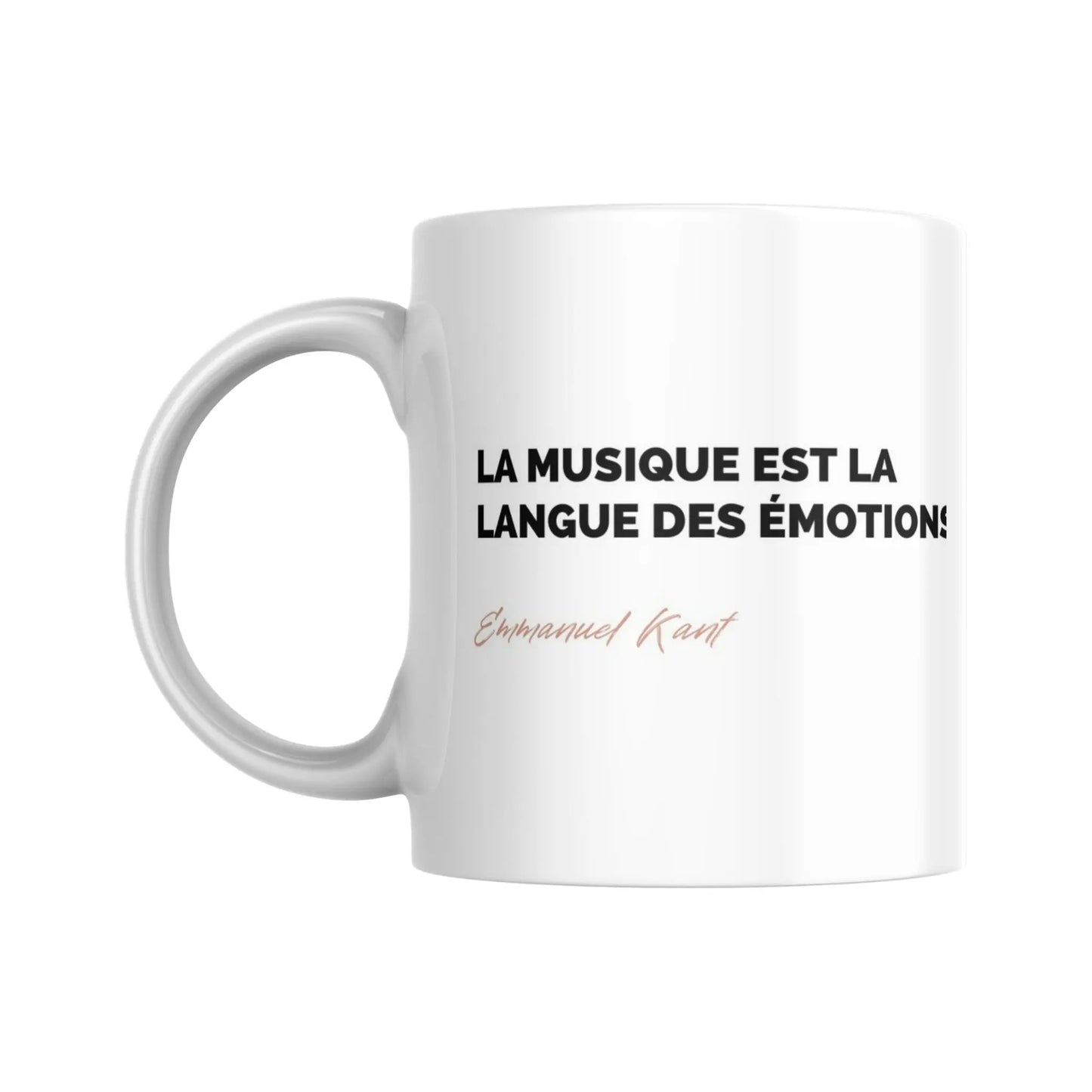Tasse Citation d'Emmanuel Kant sur la musique - Place des Images