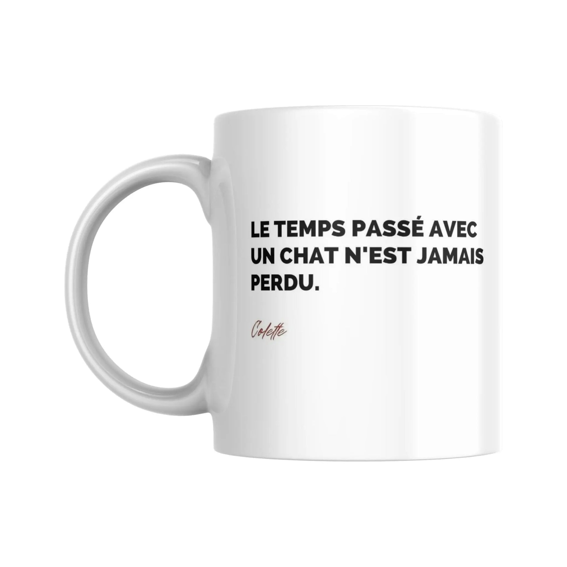 Mug Citation de Colettesur les chats (citation) - Place des Images