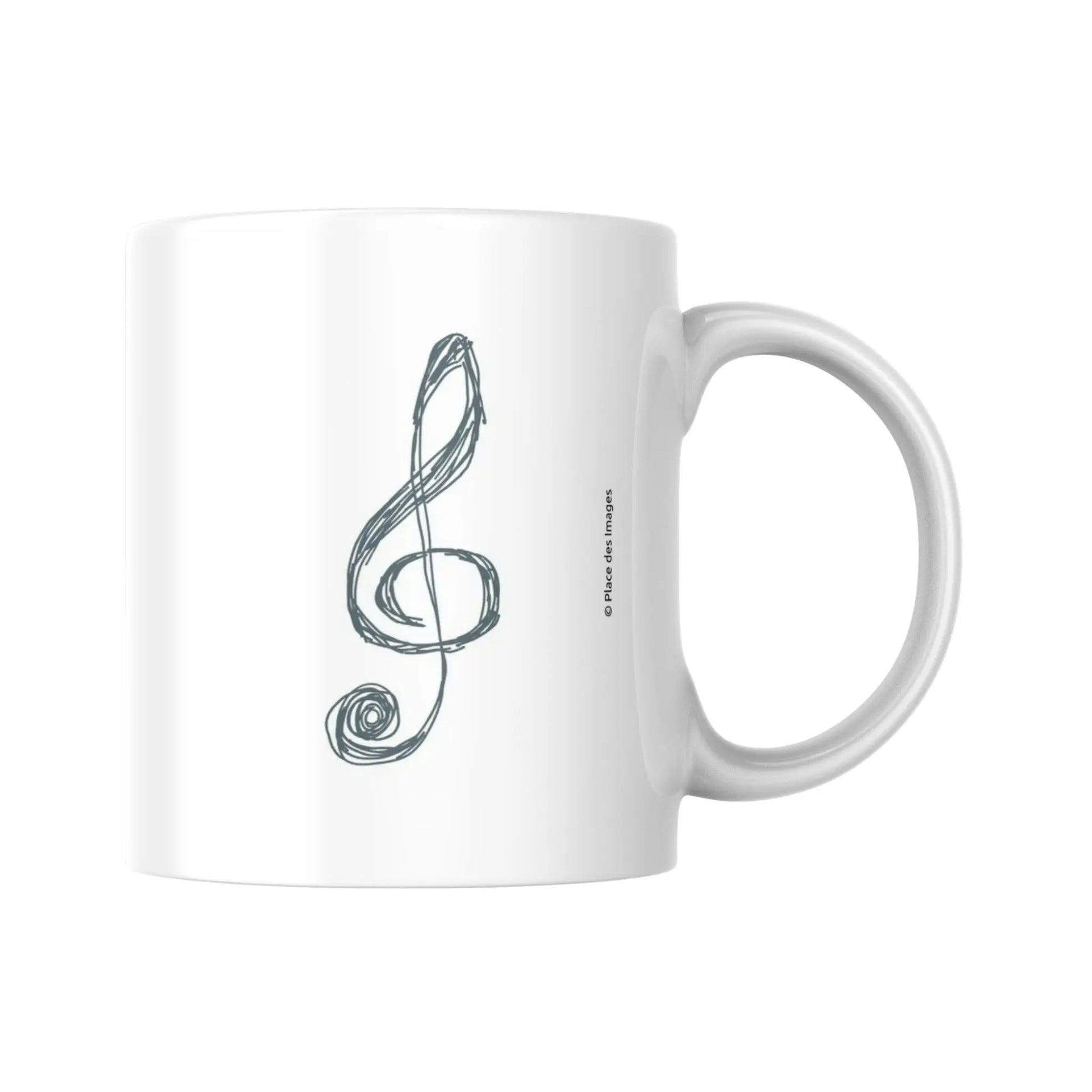 Tasse Citation de Paul Verlaine sur la musique - Place des Images