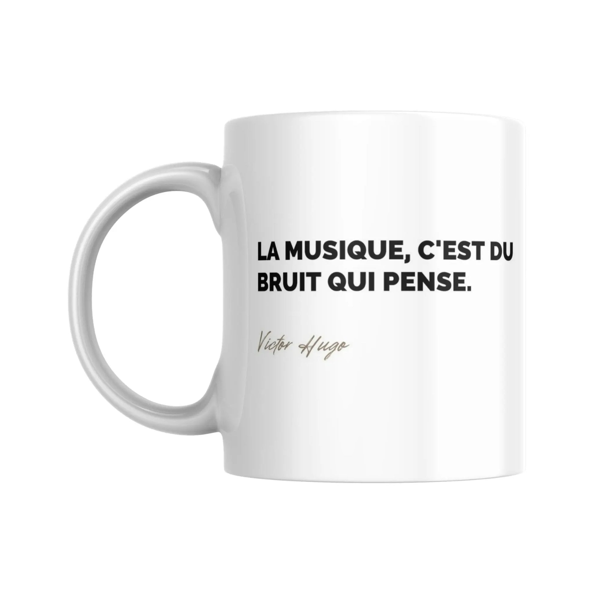 Tasse Citation de Victor Hugo sur la musique - Place des Images