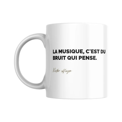 Tasse Citation de Victor Hugo sur la musique - Place des Images