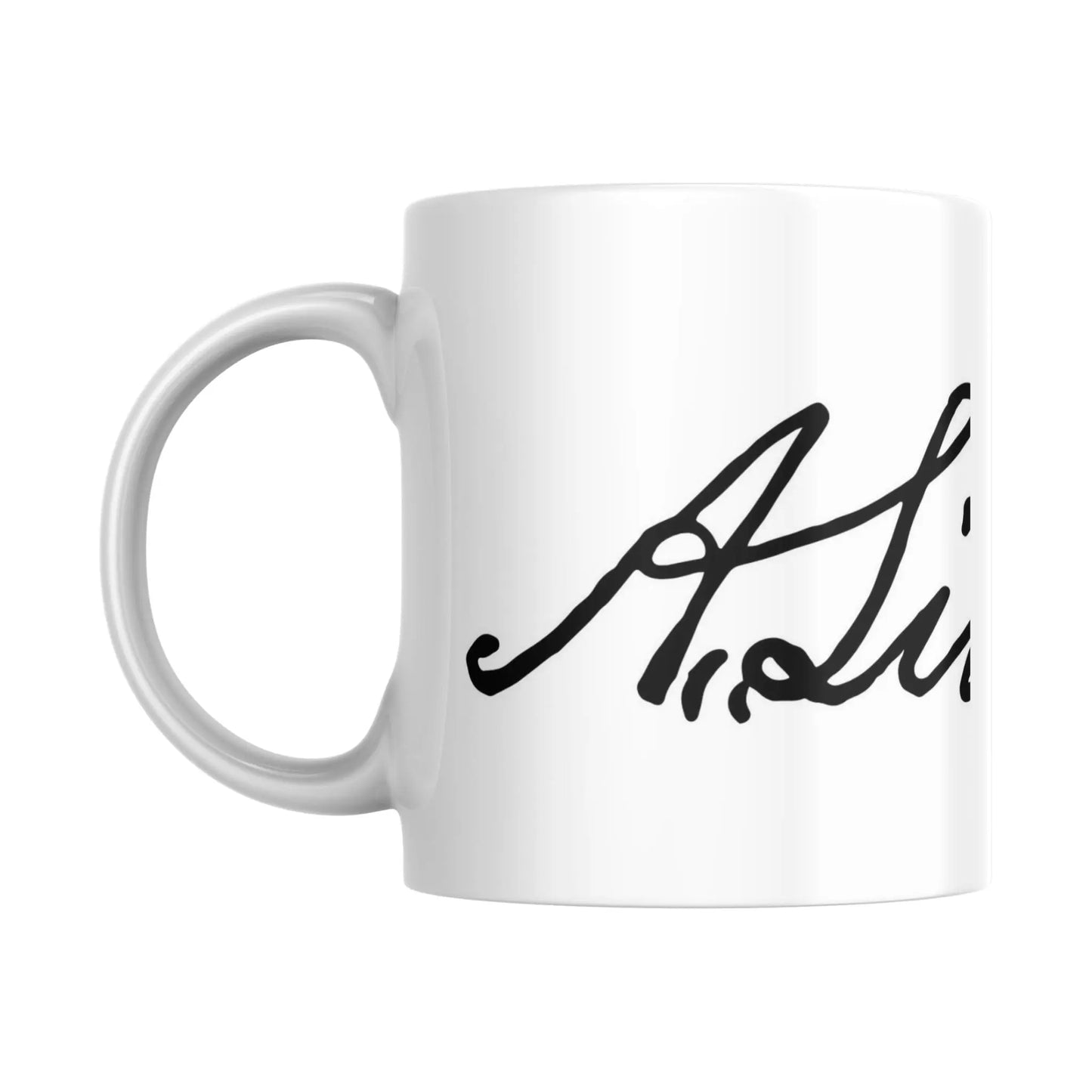 Mug Signature d'Abraham Lincoln (partie gauche) - Place des Images
