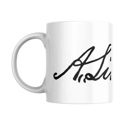 Mug Signature d'Abraham Lincoln (partie gauche) - Place des Images