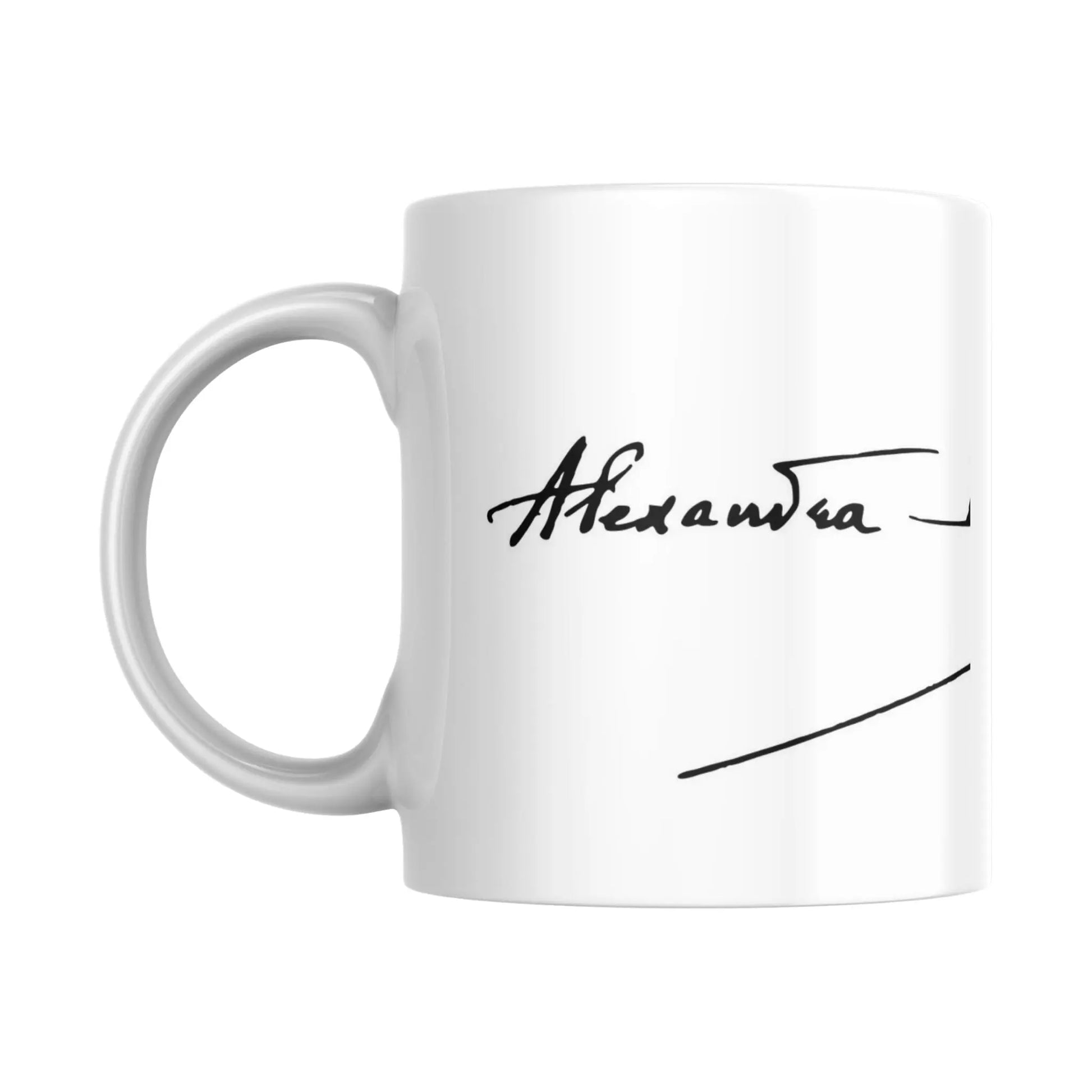 Mug Signature d'Alexandra David-Néel (partie gauche) - Place des Images