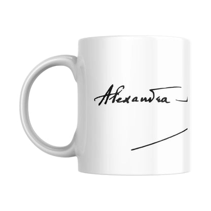 Mug Signature d'Alexandra David-Néel (partie gauche) - Place des Images