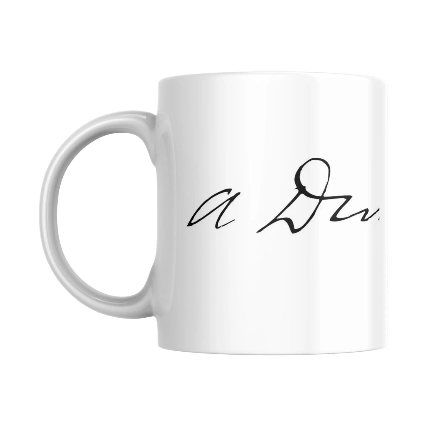 Mug Signature d'Alexandre Dumas fils (partie gauche) - Place des Images