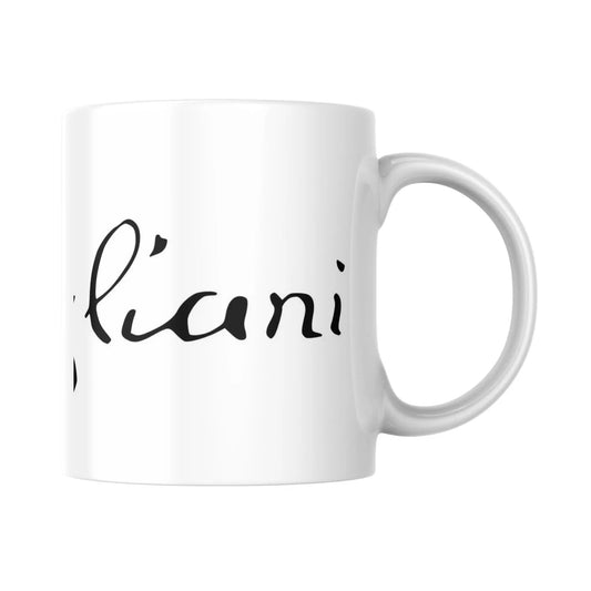 Tasse Signature d'Amedeo Modigliani (partie droite) - Place des Images