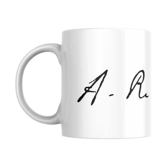 Mug Signature d'Arthur Rimbaud (partie gauche) - Place des Images