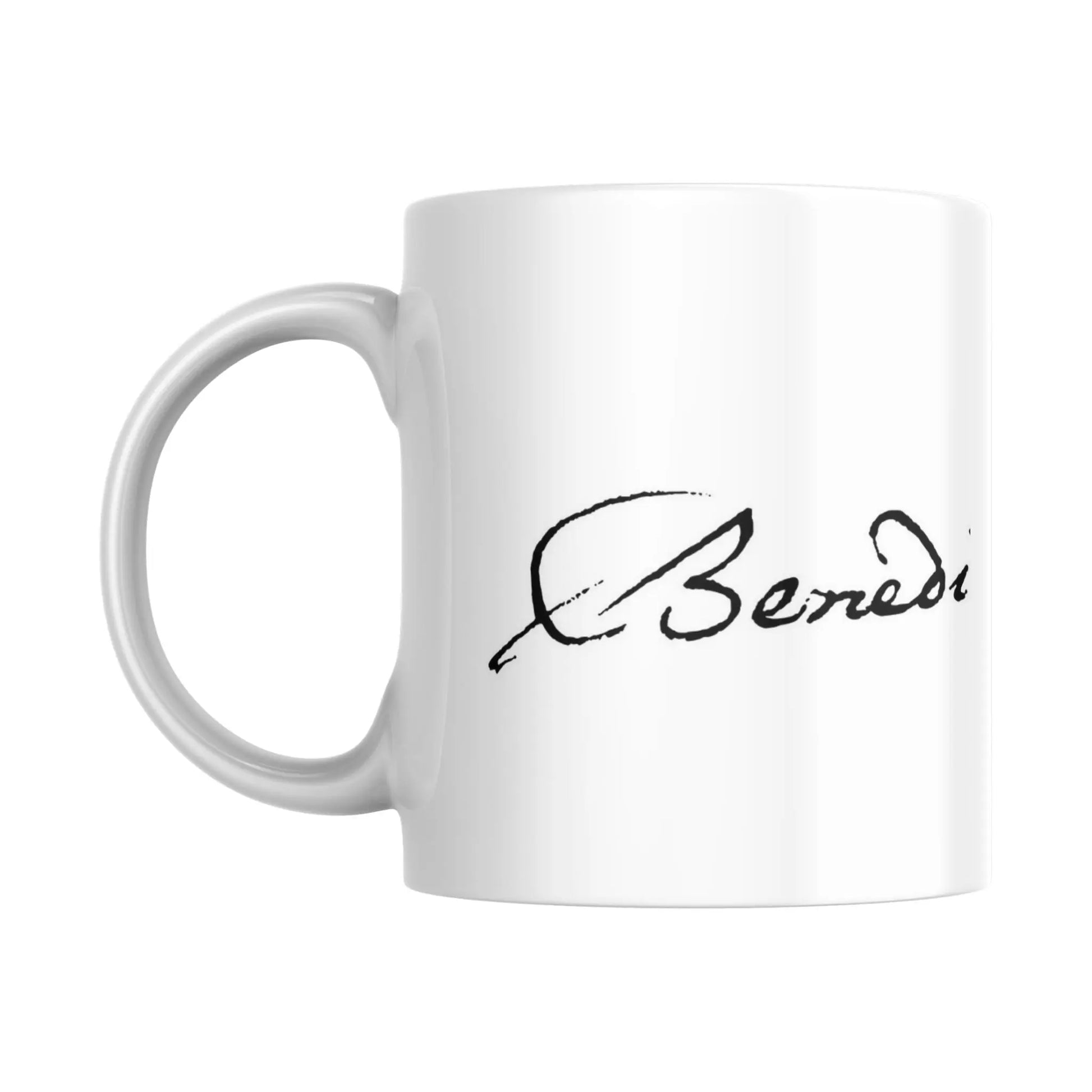 Mug Signature de Baruch Spinoza (partie gauche) - Place des Images