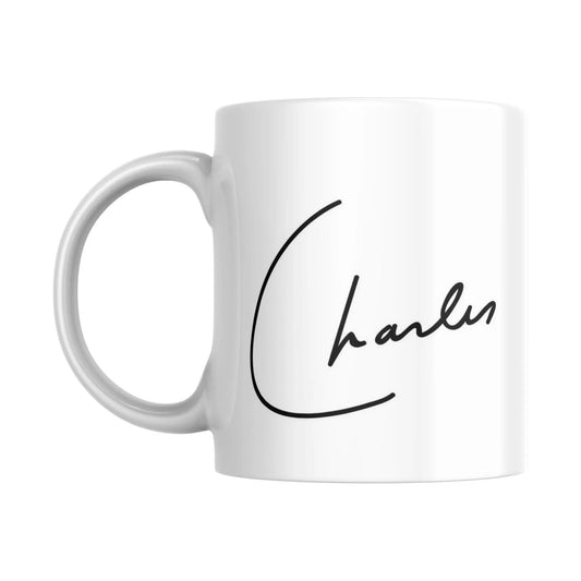 Mug Signature de Charles Darwin (partie gauche) - Place des Images