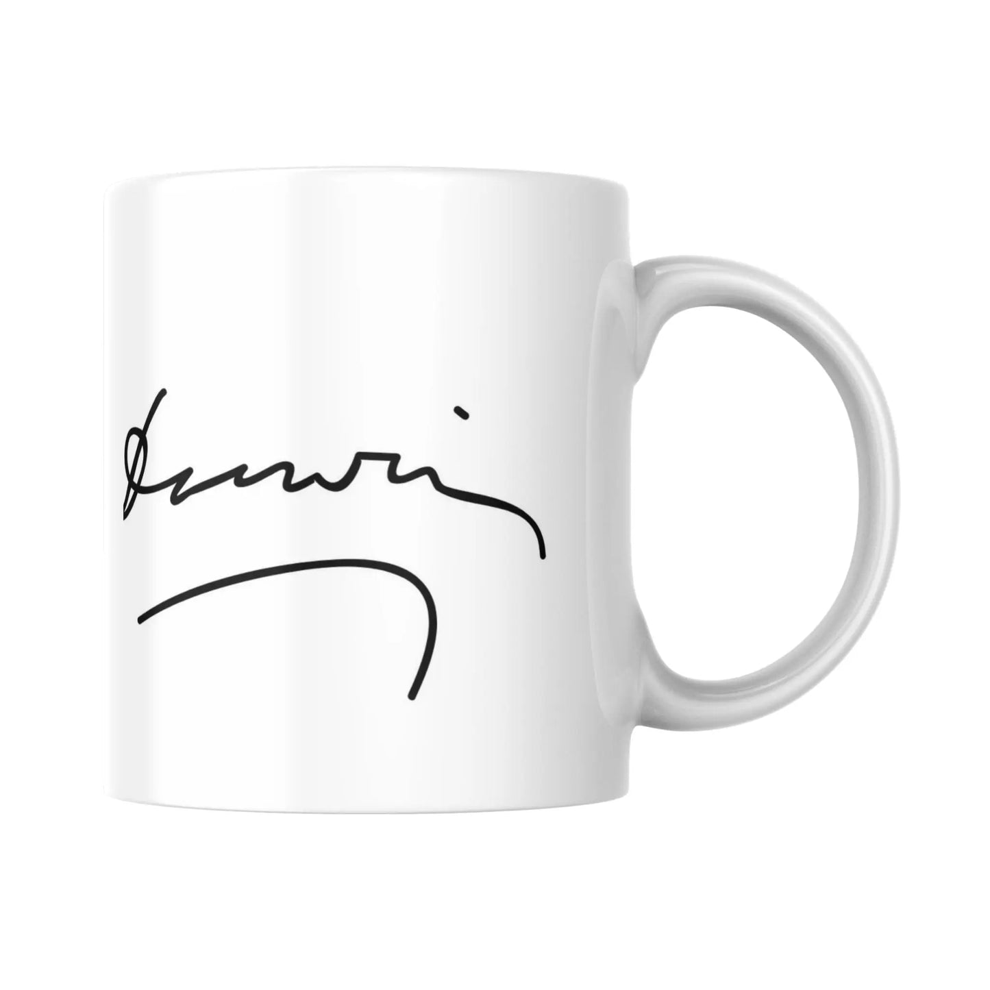 Mug Signature de Charles Darwin (partie droite) - Place des Images