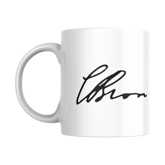 Mug Signature de Charlotte Brontë (partie droite) - Place des Images