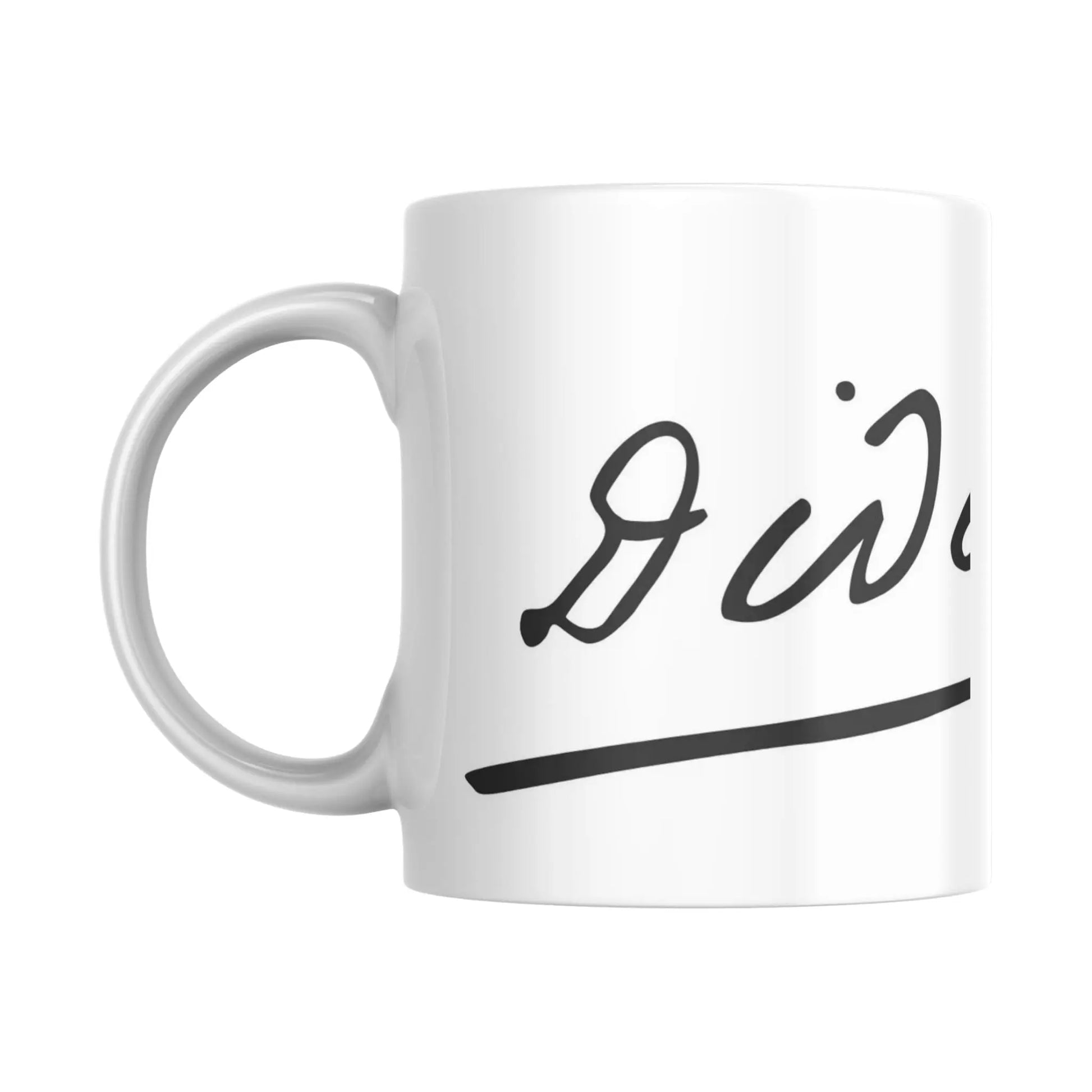 Mug Signature de Denis Diderot (partie gauche) - Place des Images