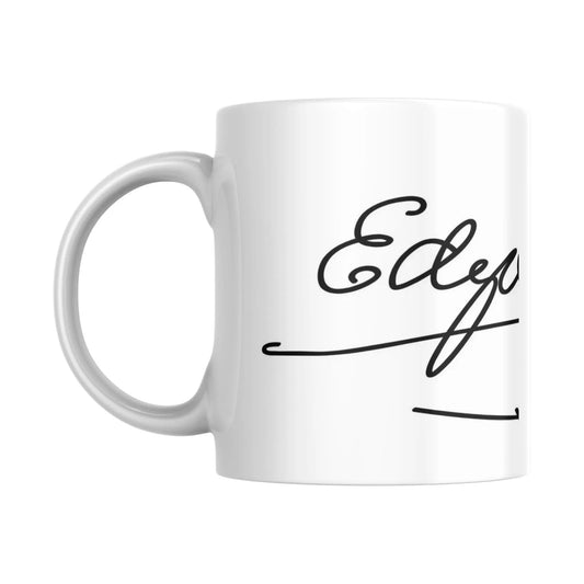 Mug Signature d'Edgar Allan Poe (partie gauche) - Place des Images