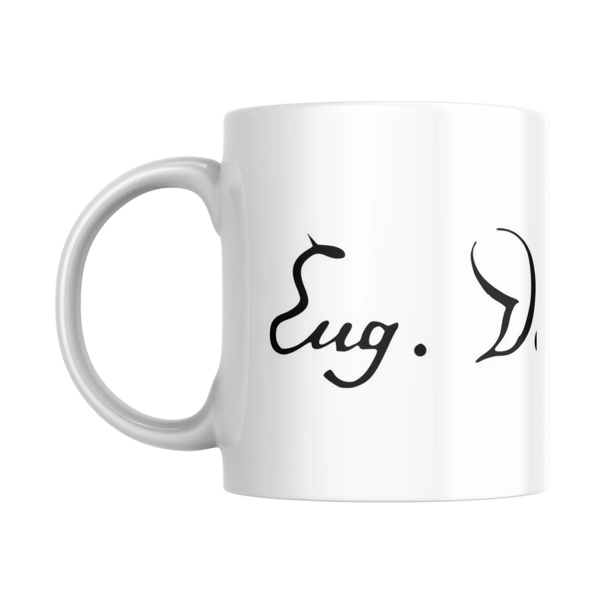 Mug Signature d'Eugène Delacroix (partie gauche) - Place des Images