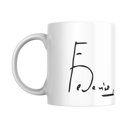 Mug Signature de Federico García Lorca (partie gauche) - Place des Images