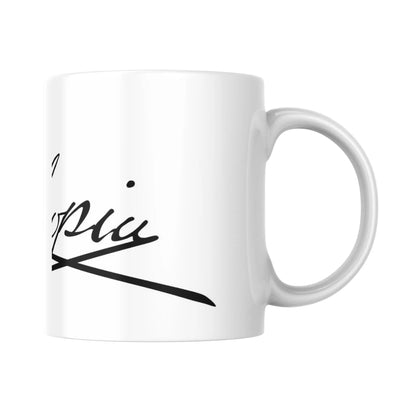 Mug Signature de Frédéric Chopin (partie droite) - Place des Images