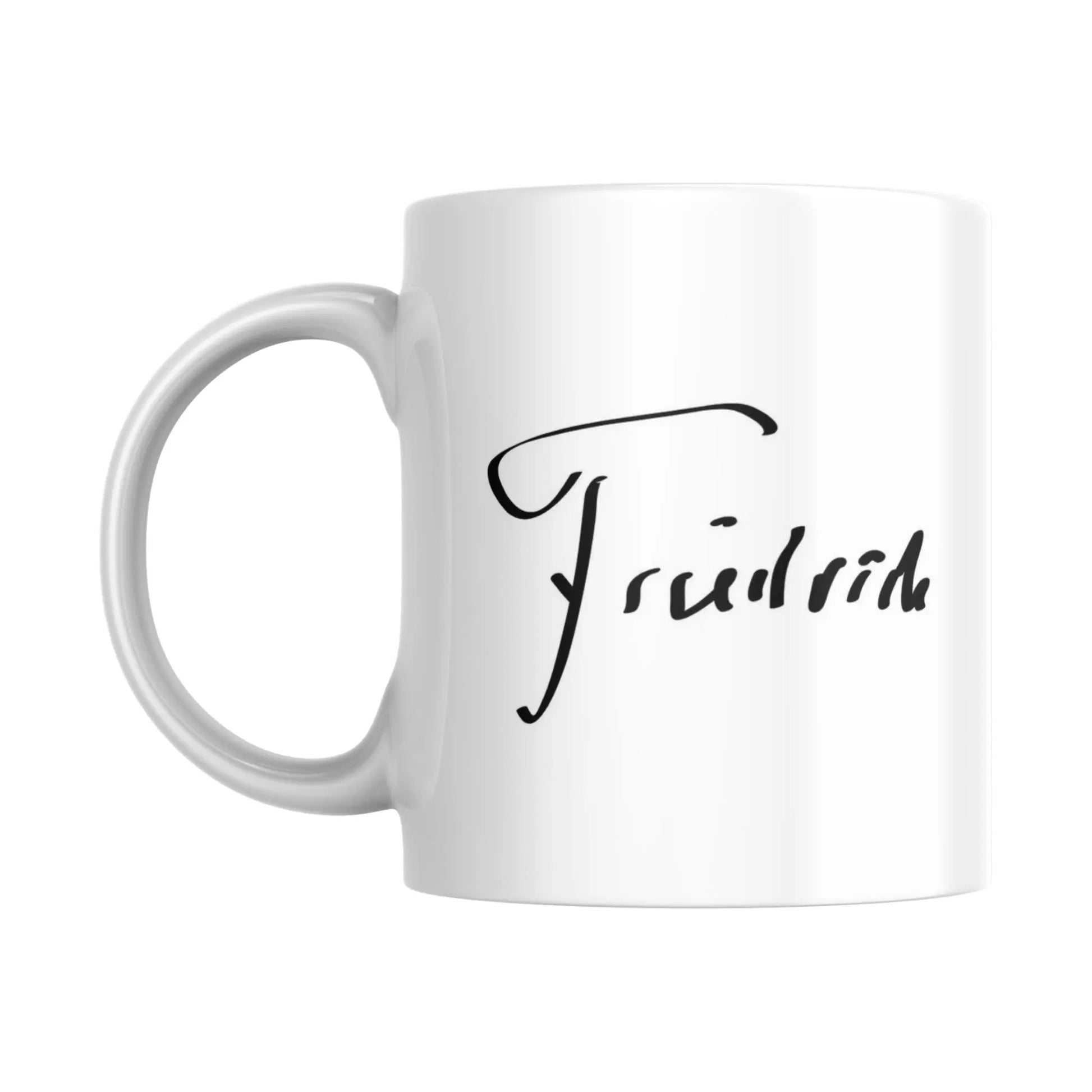 Mug Signature de Friedrich Nietzsche (partie gauche) - Place des Images