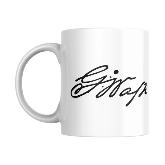 Mug Signature de George Washington (partie gauche) - Place des Images