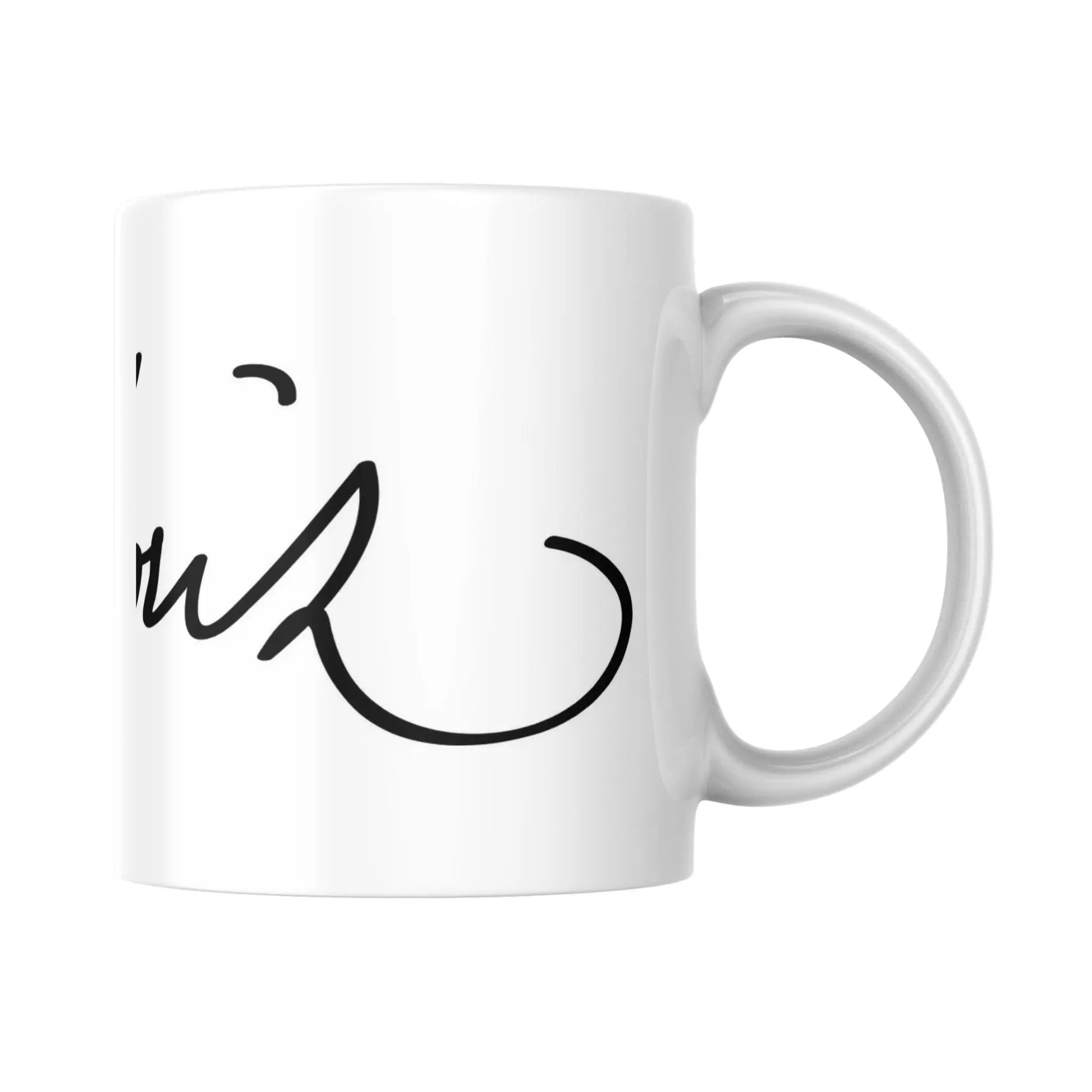 Mug Signature de Gottfried Wilhelm Leibniz (partie droite) - Place des Images