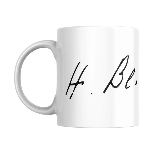 Mug Signature d'Henri Bergson (partie gauche) - Place des Images