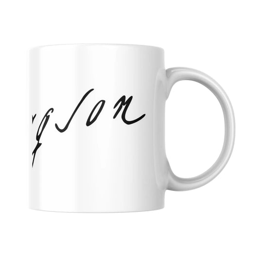 Mug Signature d'Henri Bergson (partie droite) - Place des Images