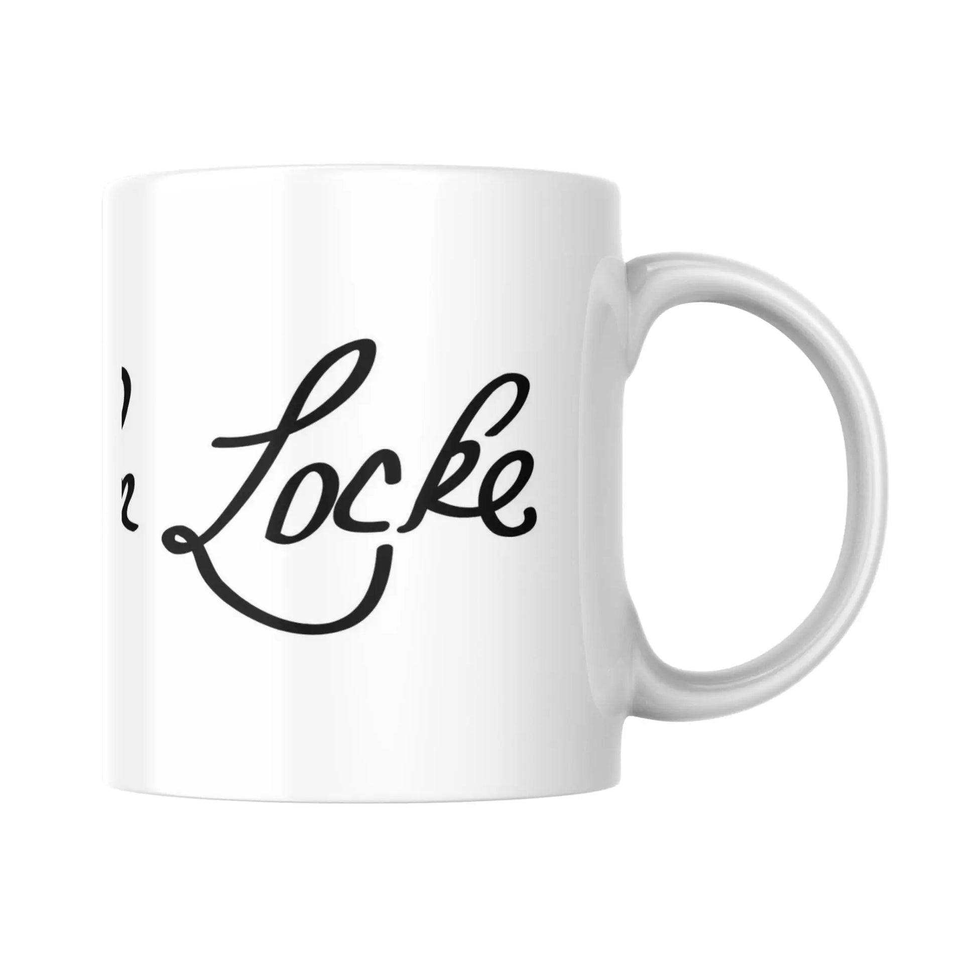 Mug Signature de John Locke (partie droite) - Place des Images