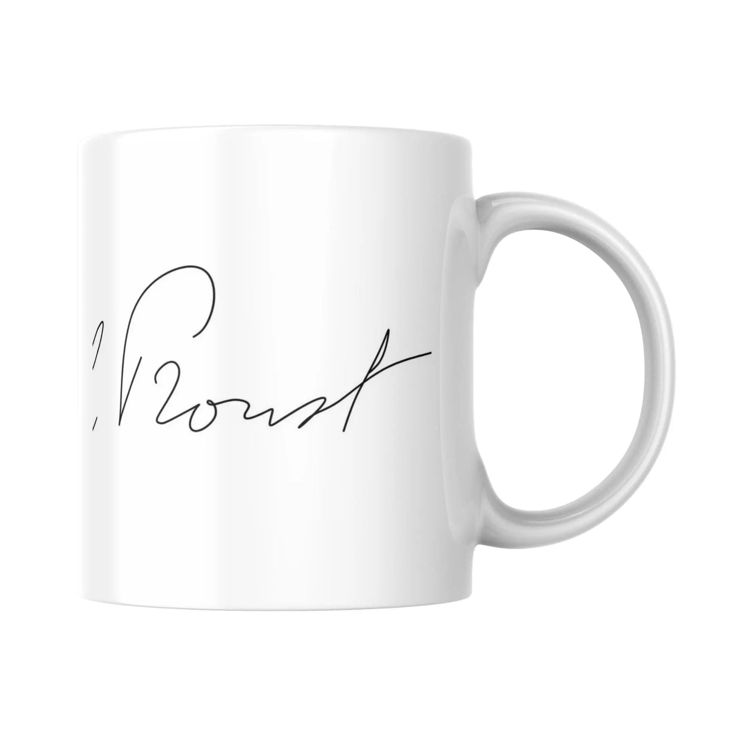 Tasse Signature de Marcel Proust (partie droite) - Place des Images