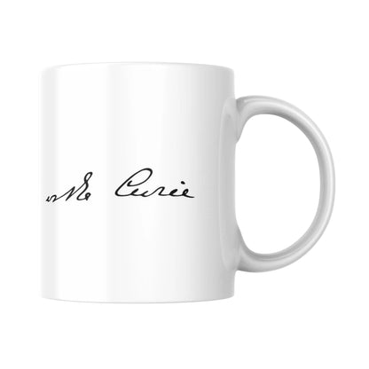 Mug Signature de Marie Curie (partie droite) - Place des Images