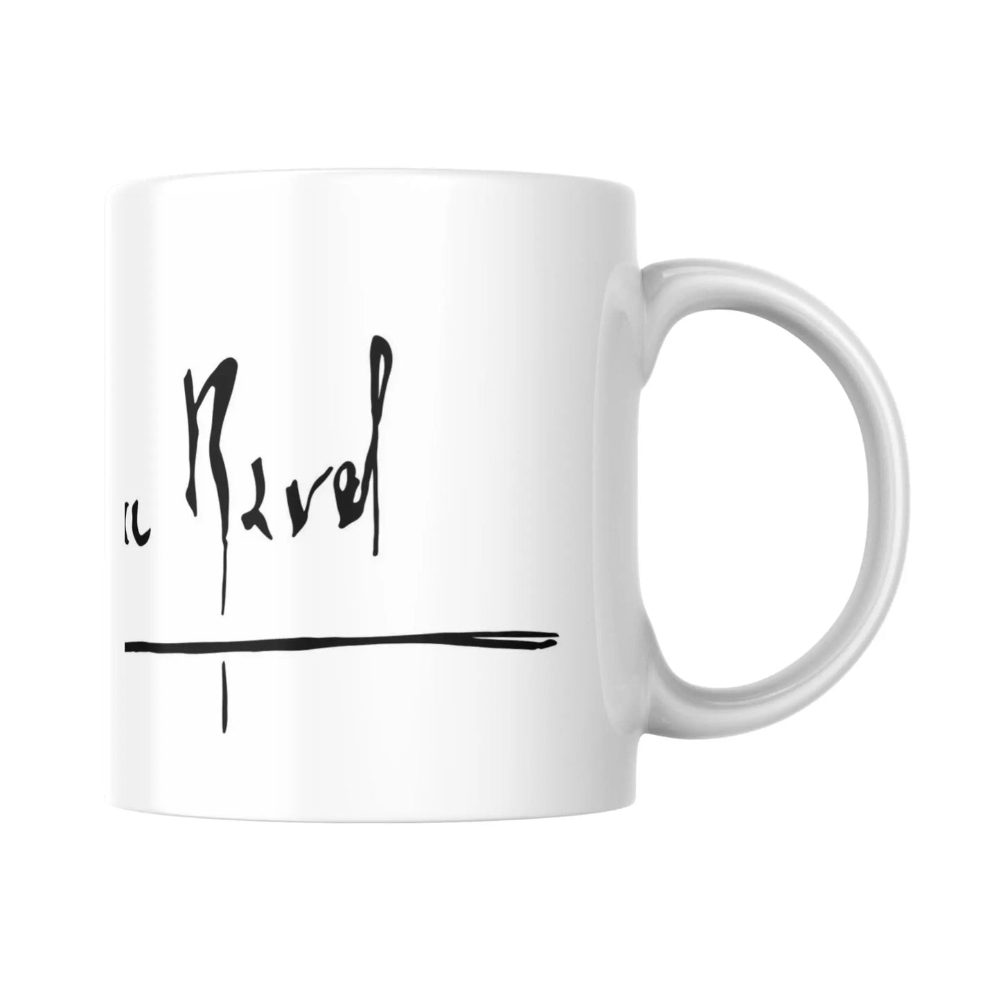 Mug Signature de Maurice Ravel (partie droite) - Place des Images