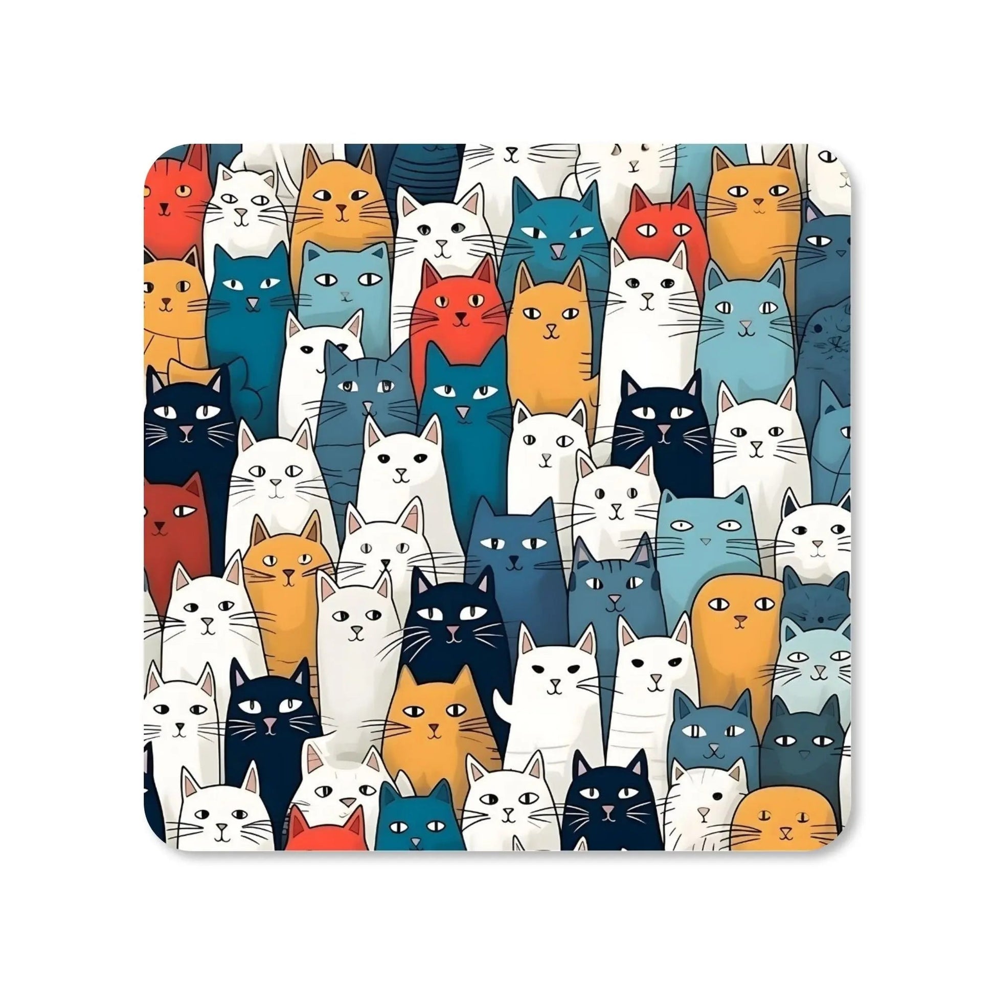 Dessous de verre -Mosaïque de chats Vue 4 - Place des Images