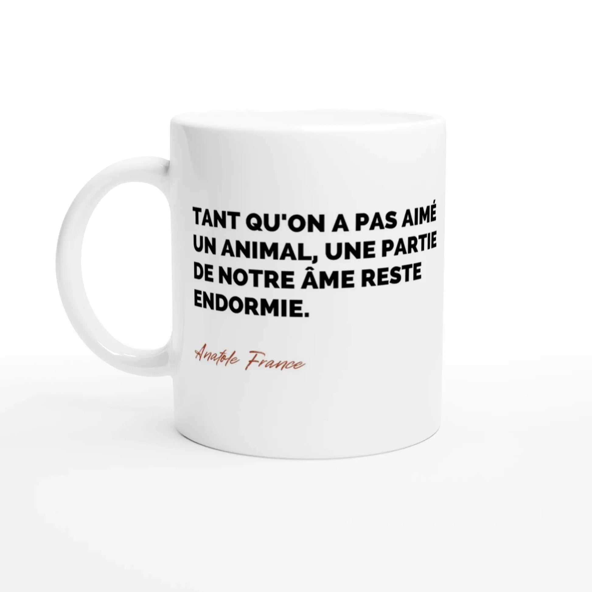 Mug Citation d'Anatole France sur les chiens - Place des Images