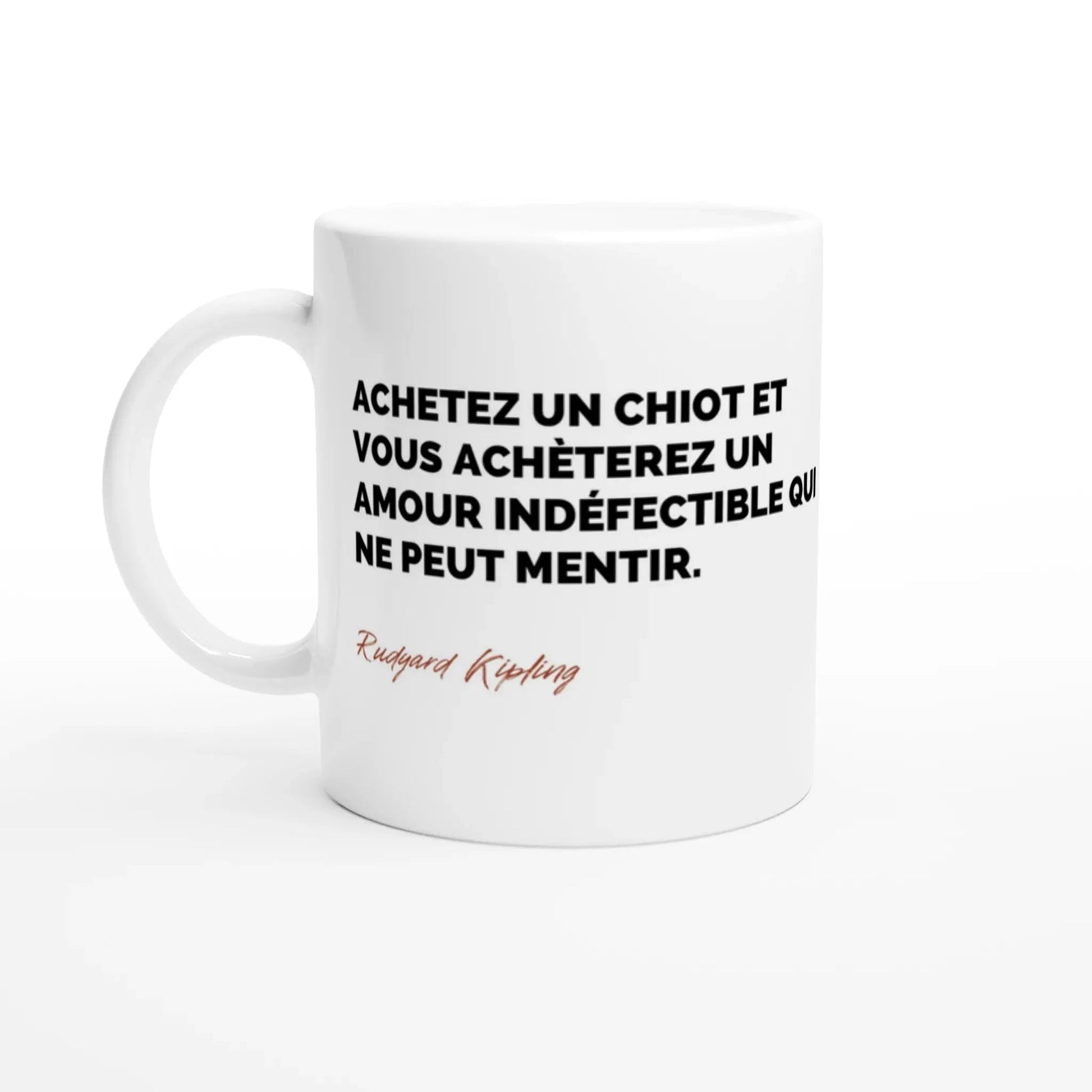 Mug Citation de Kipling sur les chiens - Place des Images
