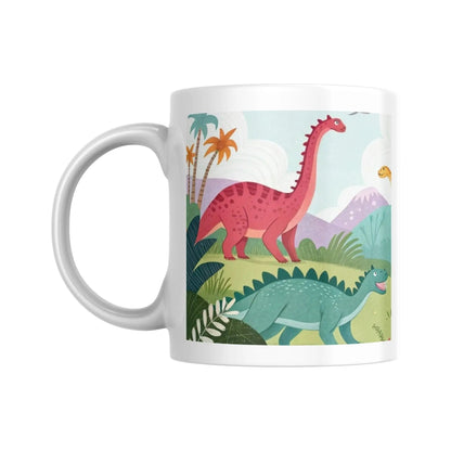 Mug polymère "Dinosaures" vue gauche