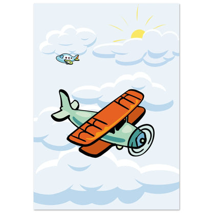 Affiche / poster pour enfant : Pilote un avion