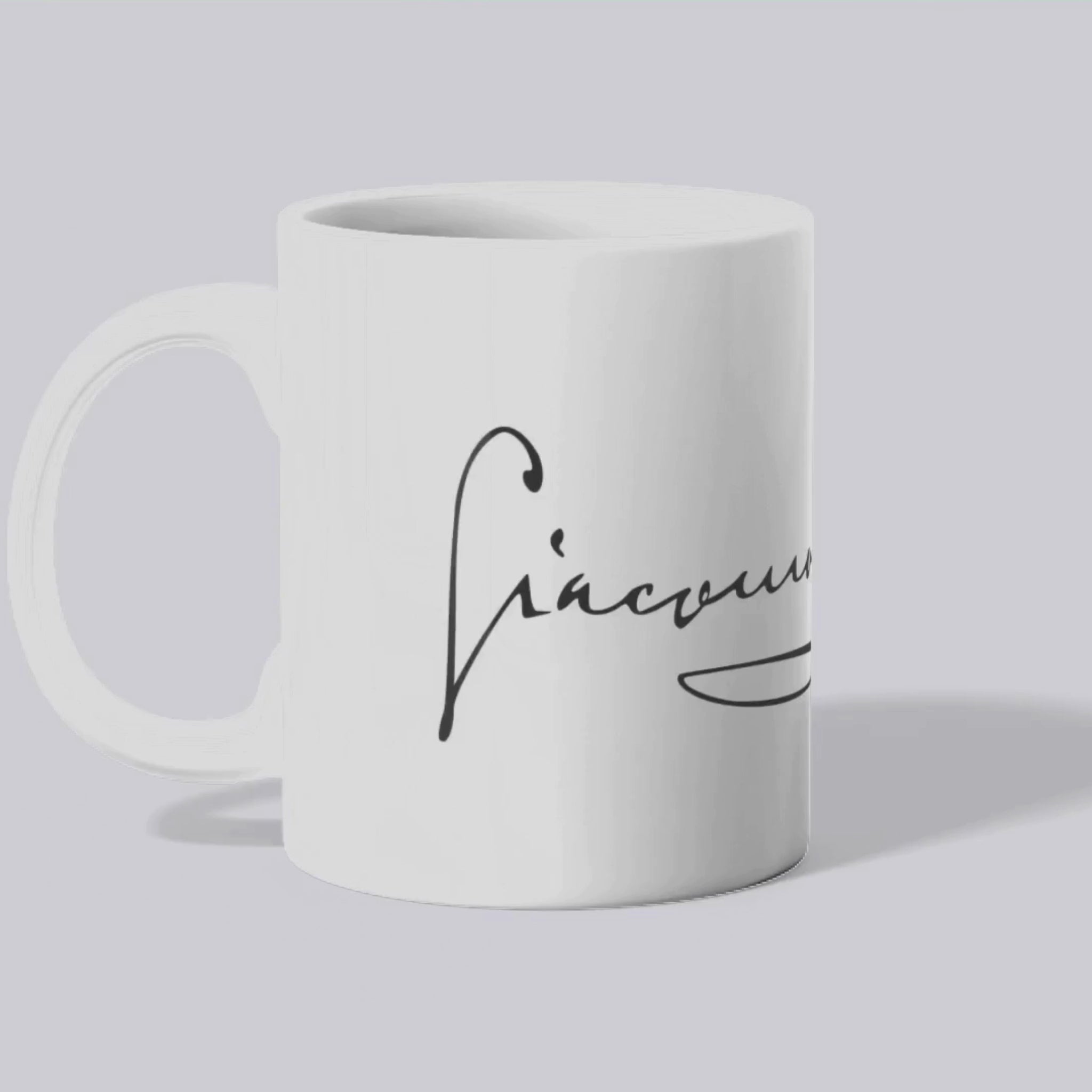 Mug Signature de Giacomo Puccini (présentation vidéo) - Place des Images