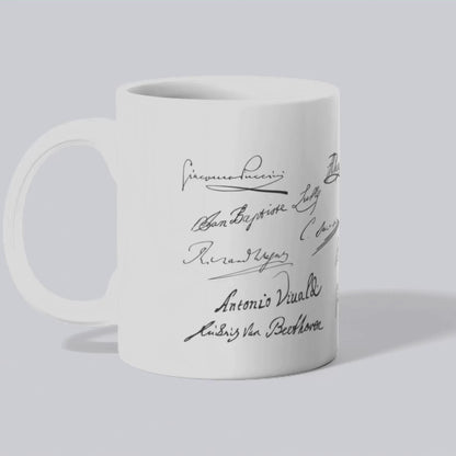 Mug méli-mélo de signatures de compositeurs de musique (vidéo) -  Place des Images