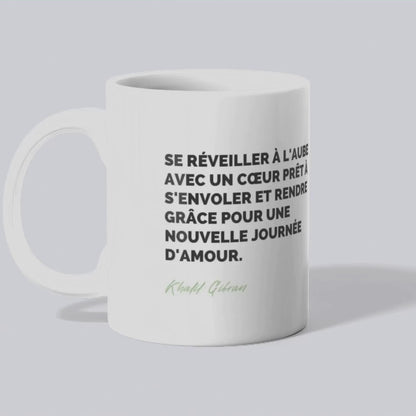 Mug / Tasse Citation de Khalil Gibran sur le moment présent (vidéo) - Place des Images