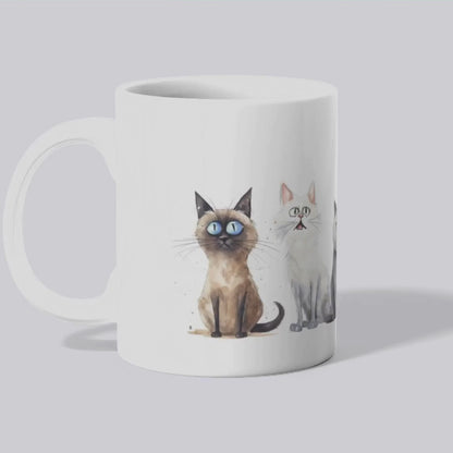 Mug céramique "Portraits de chats" vidéo