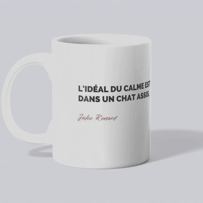 Mug Citation de Jules Renard sur les chats (vidéo) - Place des Images
