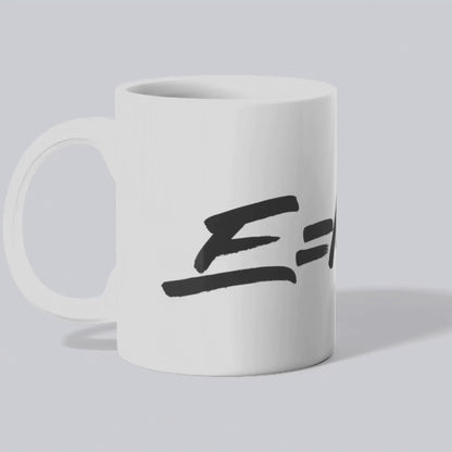 Vidéo du mug orné de la formule E=MC² - Place des Images