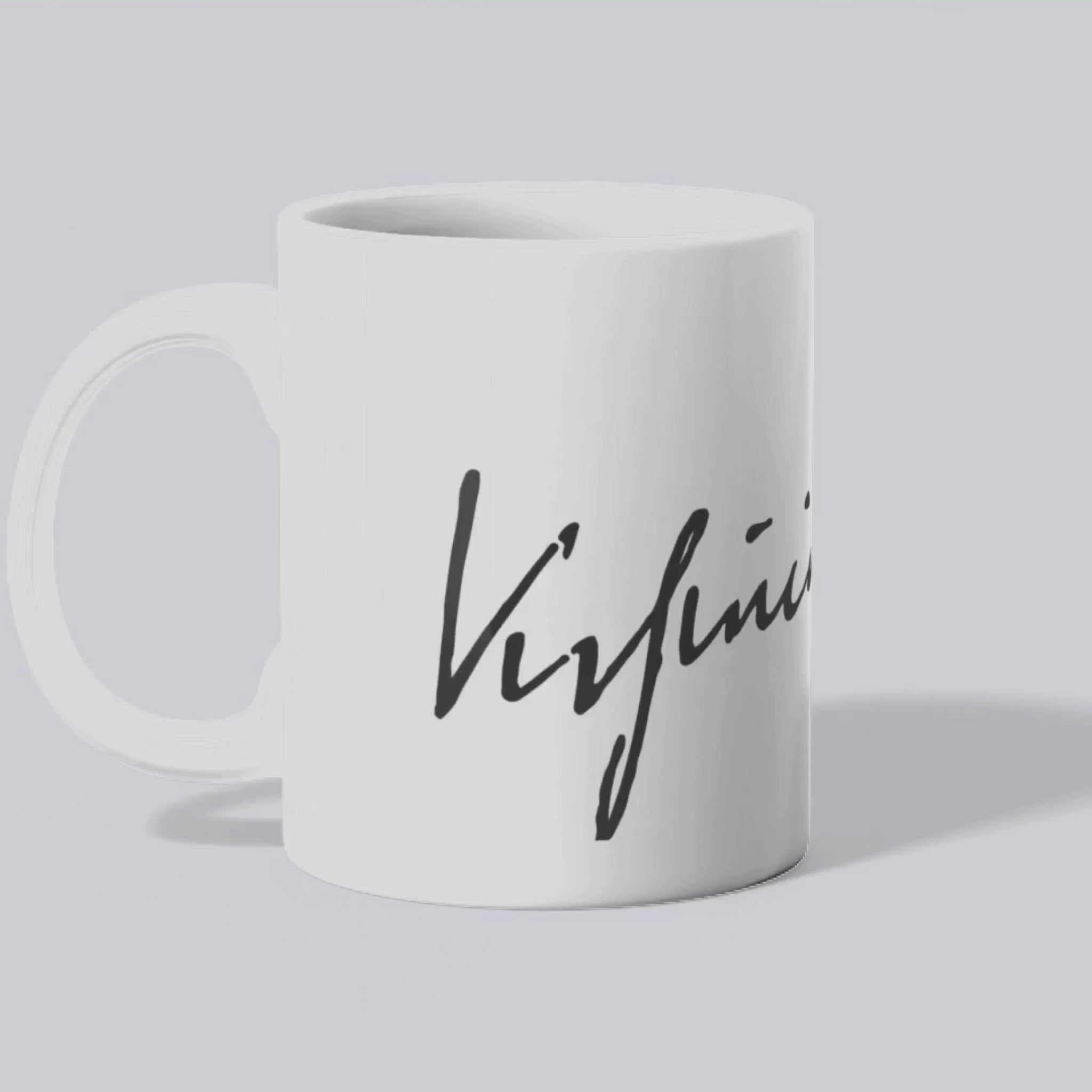 Tasse Signature de Virginia Woolf (présentation vidéo) - Place des Images