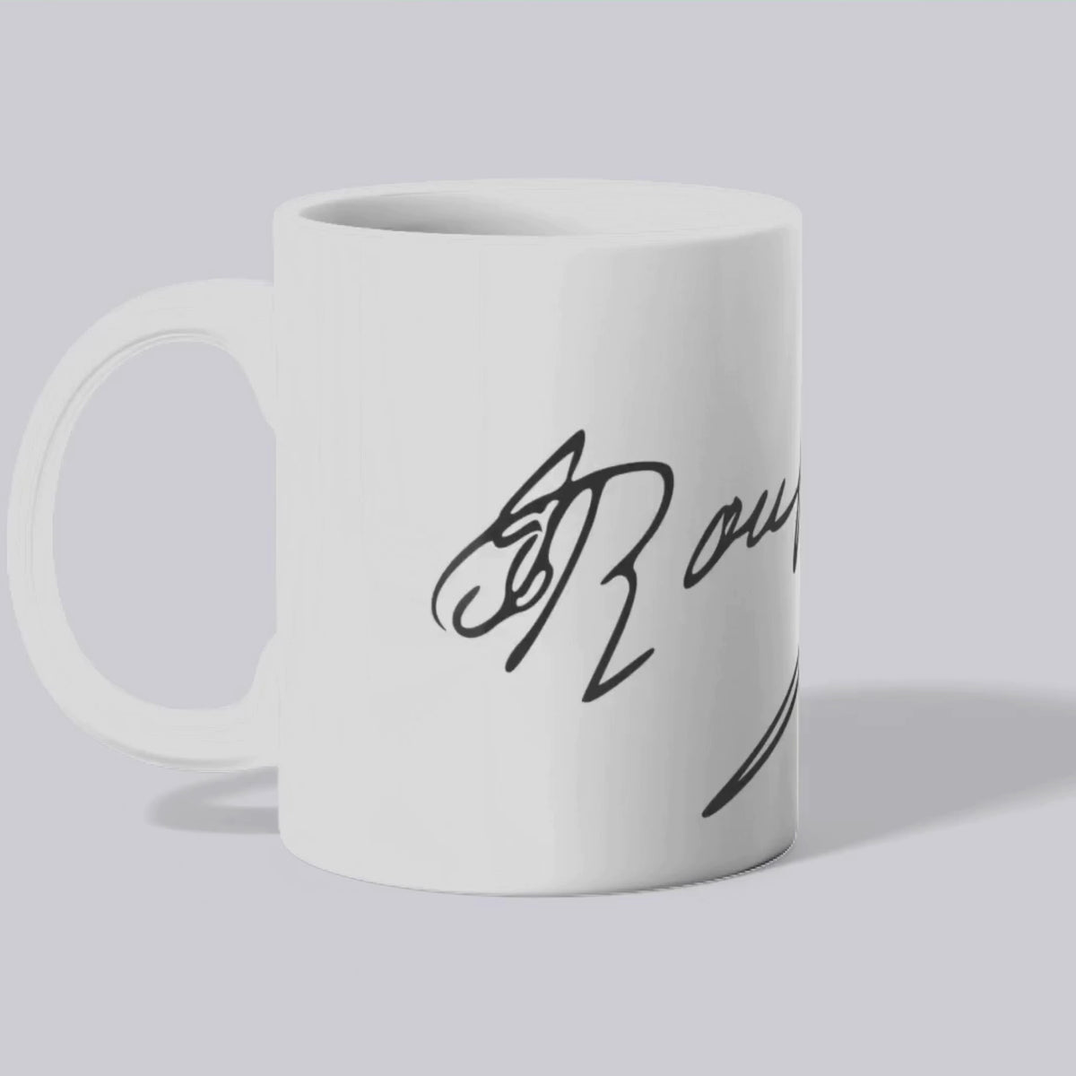 Tasse Signature de Jean - Jacques Rousseau (présentation vidéo) - Place des Images