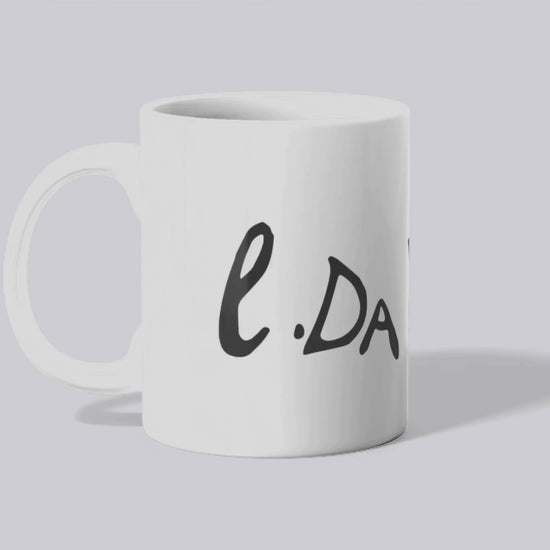 Mug Signature de Léonard de Vinci (présentation vidéo) - Place des Images