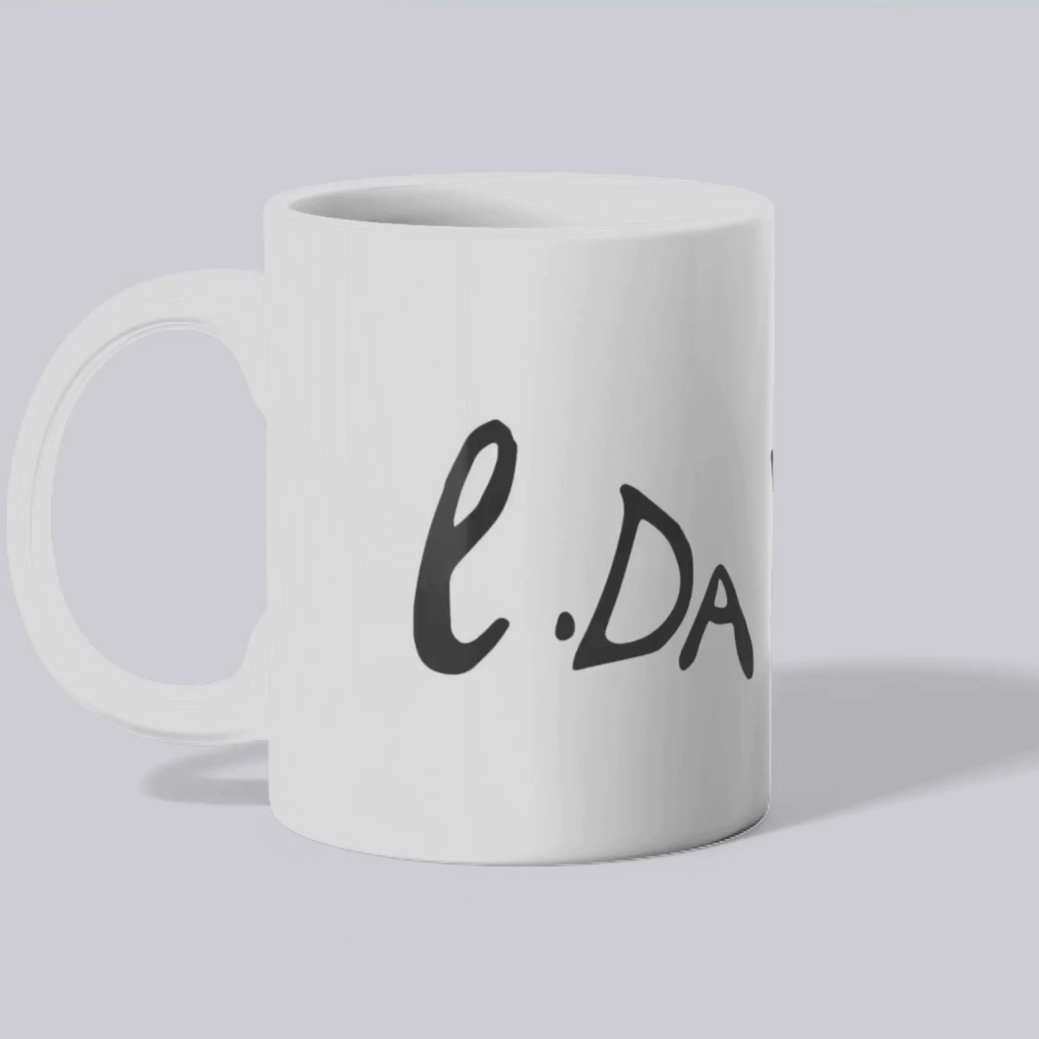 Mug Signature de Léonard de Vinci (présentation vidéo) - Place des Images