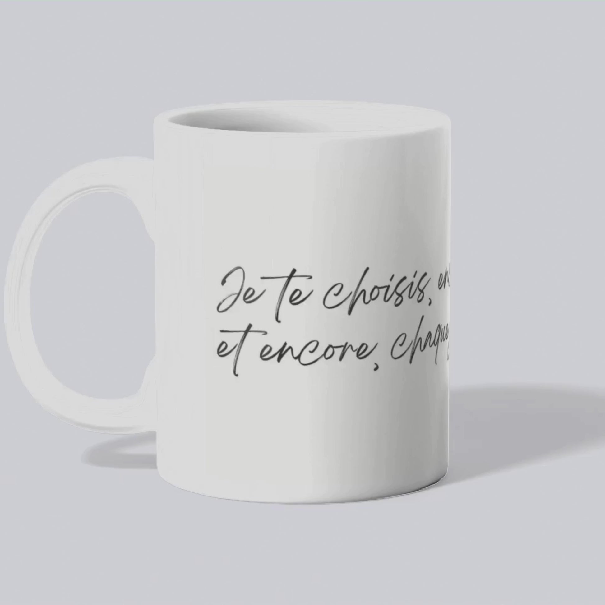 Vidéo Mug / Tasse "Je te choisis" - Place des Images